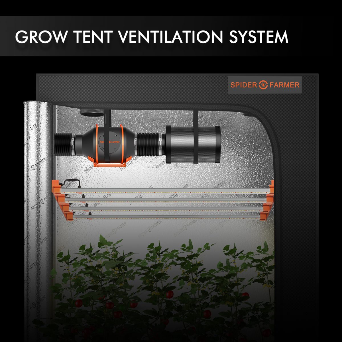 Inline Fan+Grow Tent